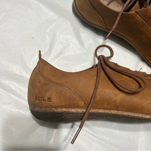 Sole Recork Tour Cognac Leather Shoe Like New - Picture 3 of 8